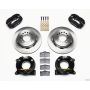 Wilwood 140-10094 Forged Dynalite P/S Park Brake Kit Chevy C-10 2.42 Offset 5-lug
