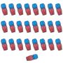 Russell 610048 Performance -10 AN Red/Blue Straight Full Flow Hose End (25 pcs.)
