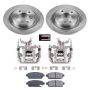 PowerStop KCOE5552A OE Stock Replacement Low-Dust Ceramic Brake Pad, Rotor and Caliper Kit