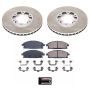 PowerStop SC1175 Semi-Coated Rotor and Low-Dust Ceramic Brake Pad Kit