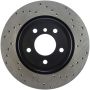 Stoptech 128.34080L 07-10 BMW 335i Cross Drilled Left Rear Rotor