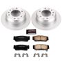 PowerStop CRK5907 Genuine Geomet Coated Rotor and Low-Dust Ceramic Brake Pad Kit