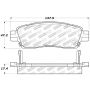 Stoptech 309.08830 Sport Brake Pads w/Shims and Hardware - Rear
