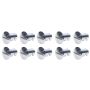 Ti22 PERFORMANCE TIP8100 Oval Head Dzus Buttons .500 Long 10 Pack