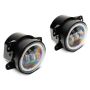 Raxiom J141994 07-18 Jeep Wrangler JK Axial Series Halo LED Fog Lights- Amber