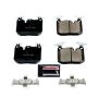 PowerStop Z23-1609 PowerStop - Z23 Daily Driver Carbon-Fiber Ceramic Brake Pads with Hardware Kit