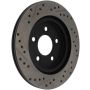 StopTech 05-10 Ford Mustang Slotted & Drilled Right Rear Rotor