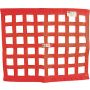 RJS SAFETY RJS10000604 Ribbon Window Net 24x24 Red SFI