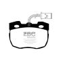 EBC Brakes DP6814 6000 Series Greenstuff Truck/SUV Brakes Disc Pads