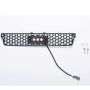 Putco 88196L 15-19 GMC Sierra HD SS Black Punch Bumper Grille Insert w/Flush 6in Luminix Lightbar