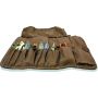 Burly Brand B15-1030D Voyager Tool Roll - Dark Oak