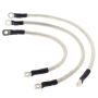 All Balls Racing 79-3003 86-88 Harley FXR Super Glide Battery Cable Kit Clear