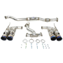 Invidia HS08ST5GM4ST 08-14 Subaru WRX Hatchback Gemini Single Layer Titanium Tip Cat-back Exhaust