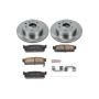 PowerStop KOE5032 OE Stock Replacement Low-Dust Ceramic Brake Pad and Rotor Kit