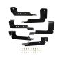 Westin 2004-2013 Chevy Silverado 1500 Crew Cab Premier Oval Nerf Step Bar Mount Kit - Black
