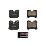 PowerStop Z23-1283 PowerStop - Z23 Daily Driver Carbon-Fiber Ceramic Brake Pads with Hardware Kit