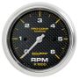 AutoMeter 3-3/8in In-Dash Tachometer, 0-6,000 RPM, Marine Carbon Fiber