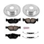 PowerStop K5980 Z23 Daily Driver Carbon-Fiber Ceramic Brake Pad and Drilled & Slotted Rotor Kit