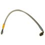 Wilwood 220-6414 22in OAL Flexline -3 Hose to -3 Female 90 Degree End
