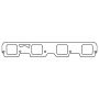 Cometic Chrysler 6.1L Gen-3 Hemi .062in Fiber Intake Manifold Gasket Set (Whipple Supercharger)