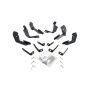 Go Rhino 6840435 15-19 Chevrolet Silverado 2500HD/3500HD Brackets for OE Xtreme Cab Length SideSteps