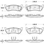 Stoptech 308.08750 Street Brake Pads