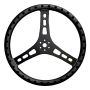 TRIPLE X RACE COMPONENTS TXRST-0002-BLK Steering Wheel 15in Dia 1-1/4in Tube Black