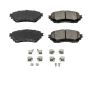 PowerStop 17-1711 PowerStop - Z17 Low-Dust Ceramic Brake Pads with Hardware