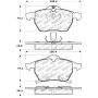 Stoptech 308.08190 Street Touring Brake Pads