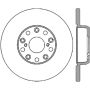 StopTech Power Slot 01-05 Lexus IS300 Rear Left Slotted Cryo Rotor