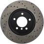 Stoptech 128.34093L 07-10 BMW 335i Cross Drilled Left Front Rotor