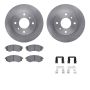 Dynamic Friction 6512-67228 Rotor Kit