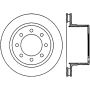 StopTech Power Slot 06-08 Dodge Ram 1500 / 03-08 Ram 2500/3500 All Rear Left Slotted CRYO Rotor