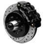 Wilwood 140-15948-D Forged Narrow Superlite 6R Front Big Brake Kit 12.19in Drilled Rotors 88-98 C1500 - Black