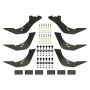 Westin 99-16 Ford F-250/350/450/550HD Reg/Supr Cab/Crew Premier Oval Nerf Step Bar Mount Kit - Blk