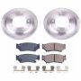 PowerStop KOE5014 OE Stock Replacement Low-Dust Ceramic Brake Pad and Rotor Kit