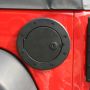 Rugged Ridge Locking Gas Cap Door Black Alum 07-18 Jeep Wrangler JK
