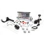 Wilwood 261-13269-P HV Tandem M/C Kit w L/H Bracket & Prop Valve - 1in Bore Ball Burnished