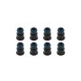 BLOX Racing 14mm Adapter Top (1/2in) w/Viton O-Ring & Retaining Clip (Set of 8)