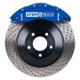 Stoptech 82.243.6100.22 Chrysler 300C Front Touring 1-Piece BBK w/ Blue ST-60 Calipers Slotted Rotor