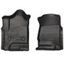HUSKY LINERS HSK18231 14-   GM 2500HD Dbl Cab Floor Liners Black