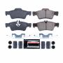 PowerStop Z23-986 PowerStop - Z23 Daily Driver Carbon-Fiber Ceramic Brake Pads with Hardware Kit