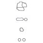 Ajusa 77008100 Gasket Set, Oil Cooler