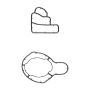 Ajusa 77018900 Gasket Set, Oil Cooler