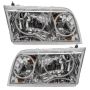 Oracle Lighting 7724-334 SMD Pre-Assembled Headlights, Chrome Bezel, Halogen, ColorSHIFT - No Controller