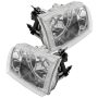 Oracle Lighting 7724-334 SMD Pre-Assembled Headlights, Chrome Bezel, Halogen, ColorSHIFT - No Controller