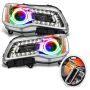 Oracle Lighting 7728-330 SMD Pre-Assembled Headlights, Non-HID, Chrome Bezel, ColorSHIFT