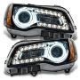 Oracle Lighting 7729-001 SMD Pre-Assembled Headlights, Non-HID, Black, White
