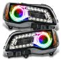 Oracle Lighting 7729-334 SMD Pre-Assembled Headlights, Non-HID, Black Bezel, ColorSHIFT - No Controller