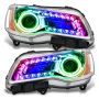 Oracle Lighting 7730-334 SMD Pre-Assembled Headlights, Non-HID, Chrome Bezel, ColorSHIFT(tm) DRL